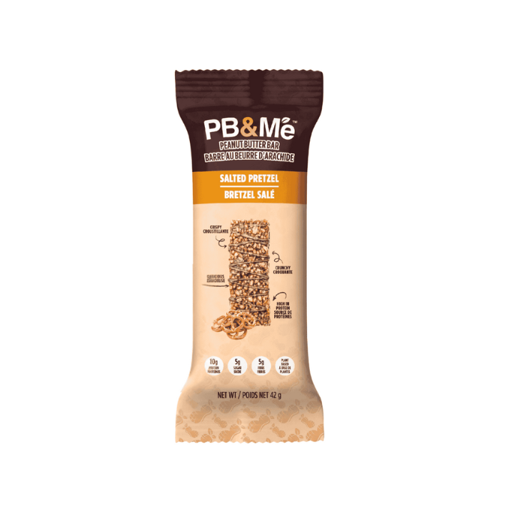 PB & ME Peanut Butter Bars - Salted Pretzel