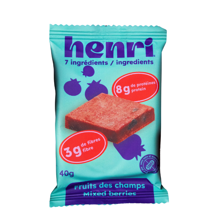 Henri Nutrition Bars - Mixed Berry