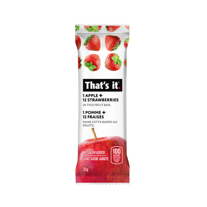 That's It! Fruit Bars - Apple Strawberries
