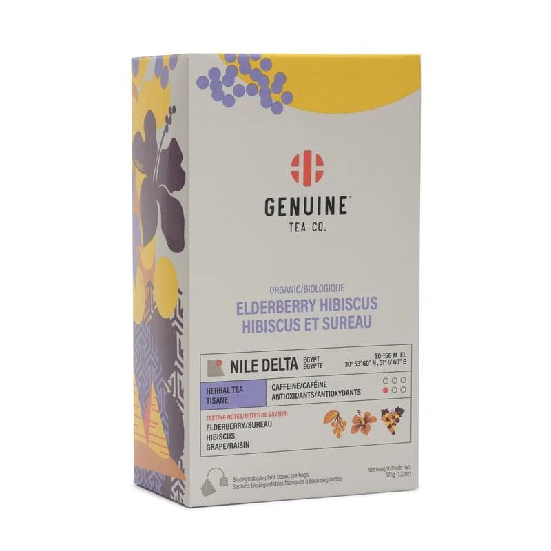 Genuine Pyramid Tea - Organic Elderberry Hibiscus