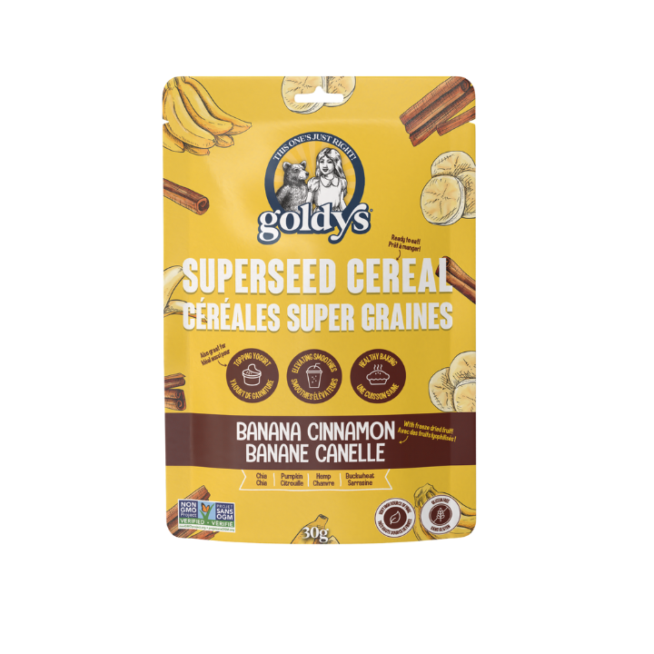 Goldys Superseed Cereal - Banana Cinnamon