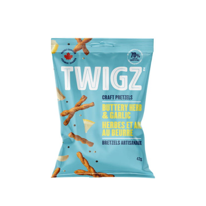 Twigz Pretzels - Buttery Herb & Garlic