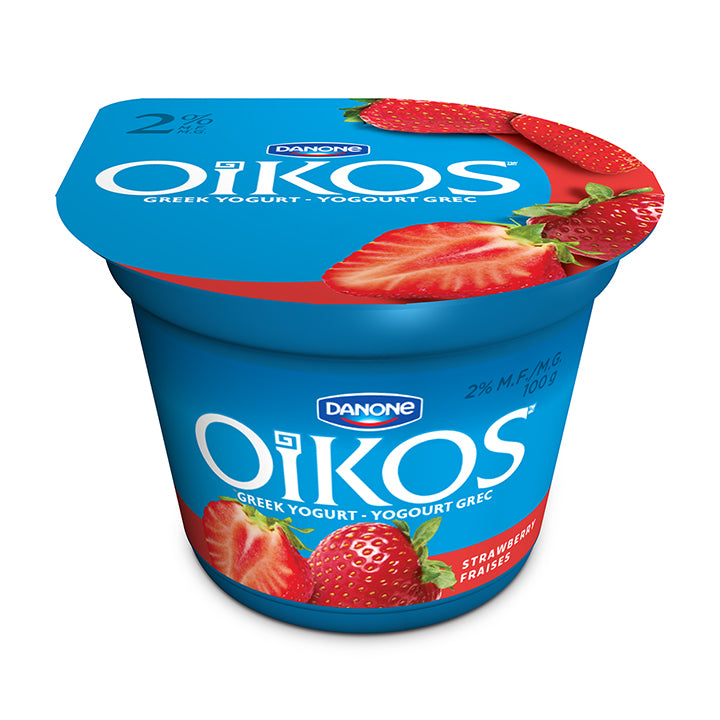 Danone Oikos Low Fat Greek Yogurt - Strawberry 2%