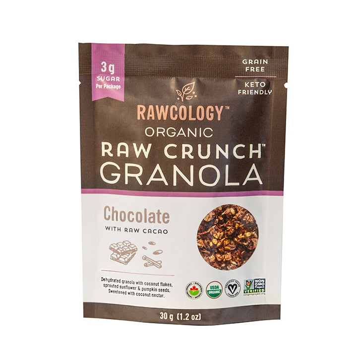 Rawcology Raw Crunch Granola  - Chocolate with Raw Cacao